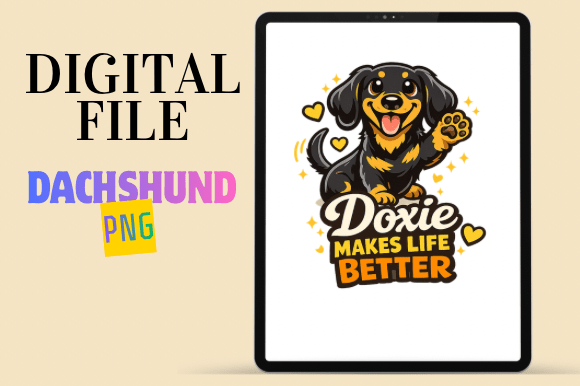 Download Cute Dachshund Illustration - Dachshund illustration Collection