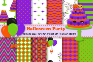 Download Halloween Party Digital Paper - Party Collection