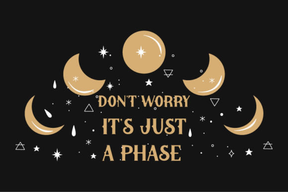 Download Magic Celestial Phase Moon SVG Design - Design Collection