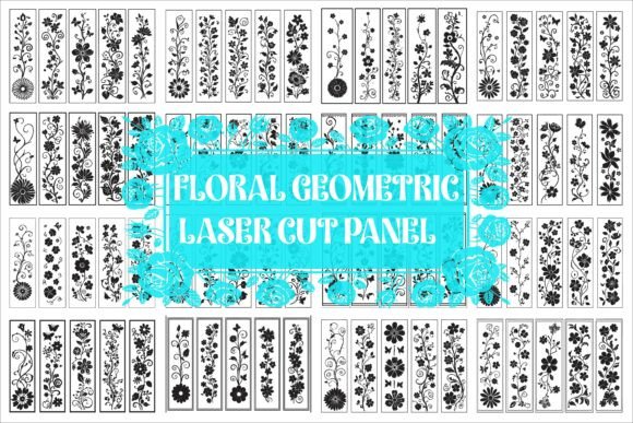 Download Creative Laser Cut Floral Border Design - Design Collection
