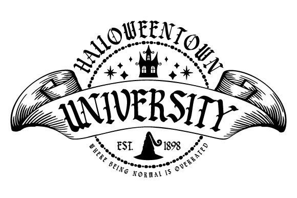 Download Vintage Halloween Town University EPS - Vintage halloween Collection