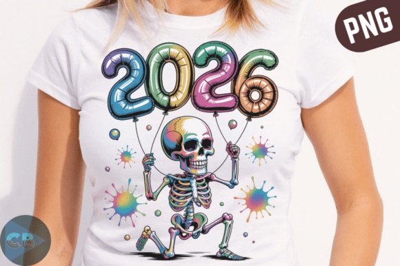 Download New Years 2026 Sublimation PNG Design - Design Collection