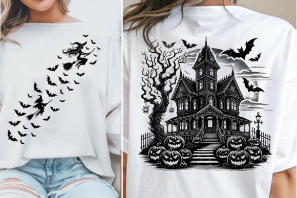 Download Vintage Halloween Haunted House Png - Vintage halloween Collection