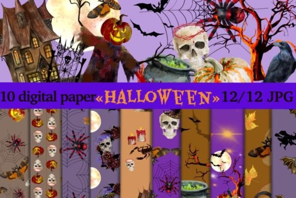Download Halloween Party Paper.Seamless Pattern - Party Collection