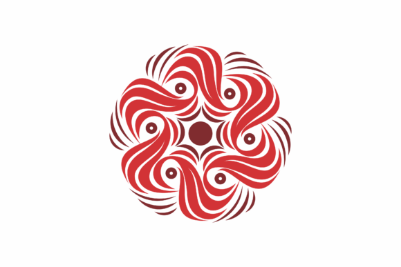 Download Flower Logo with Geometric Design - Design Collection
