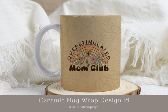 Download Ceramic Mug Wrap Design 18 - Design Collection