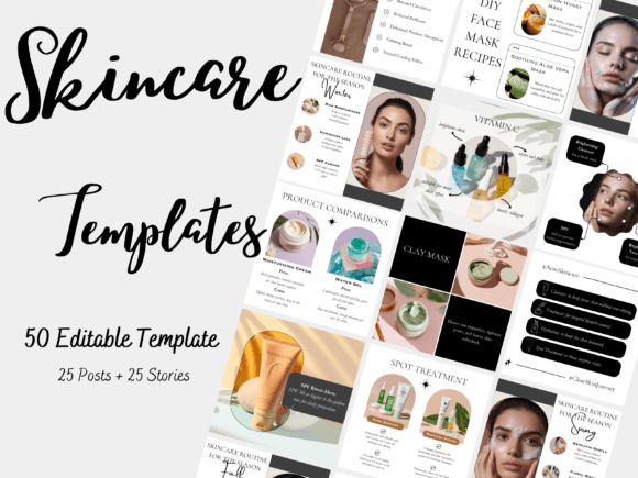 Download Skincare Coaching Instagram Template - Premium Resources